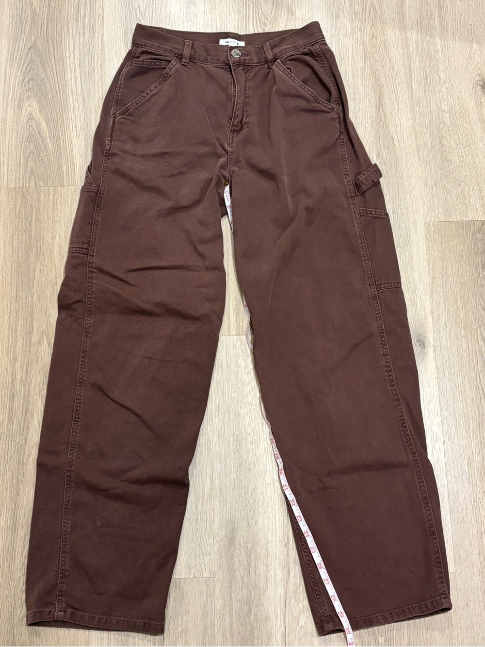 Garage Women's Dark Brown Cargo Carpenter Pants